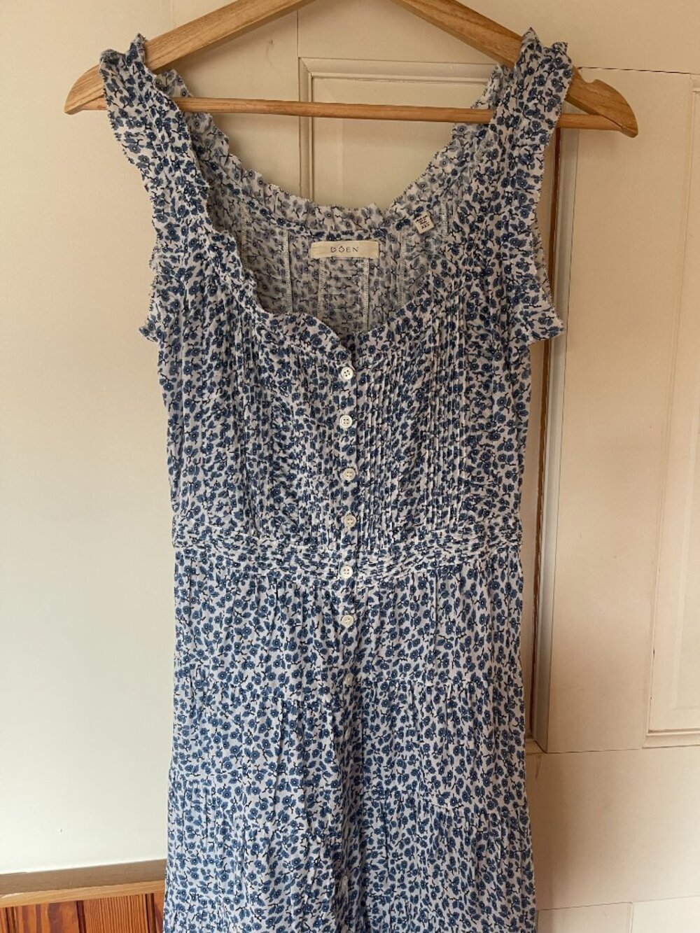 DOEN Ottessa Dress in Cornflower Hillside Bloom, XXS - Picture 3 of 6